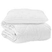 Piumone | Duvet con cuscino 2 pz Bianco Microfibra