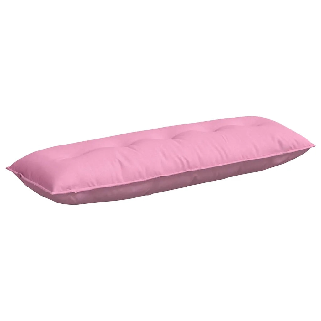 Cuscino per Schiena Rosa 140 x 19 x 50 cm Tessuto 42014845