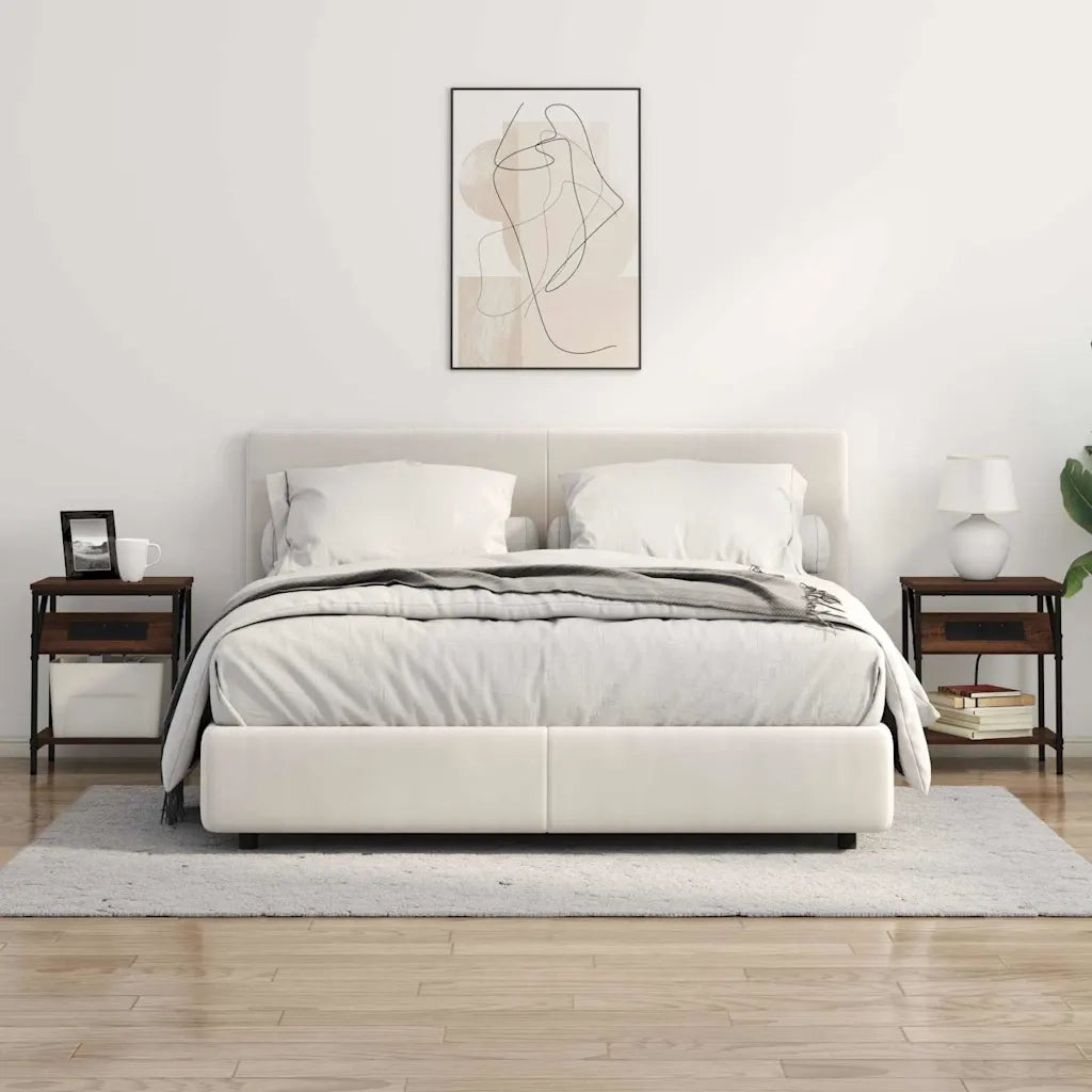 Armadio da Notte Rovere Marrone 38 x 30 x 48 cm 859588