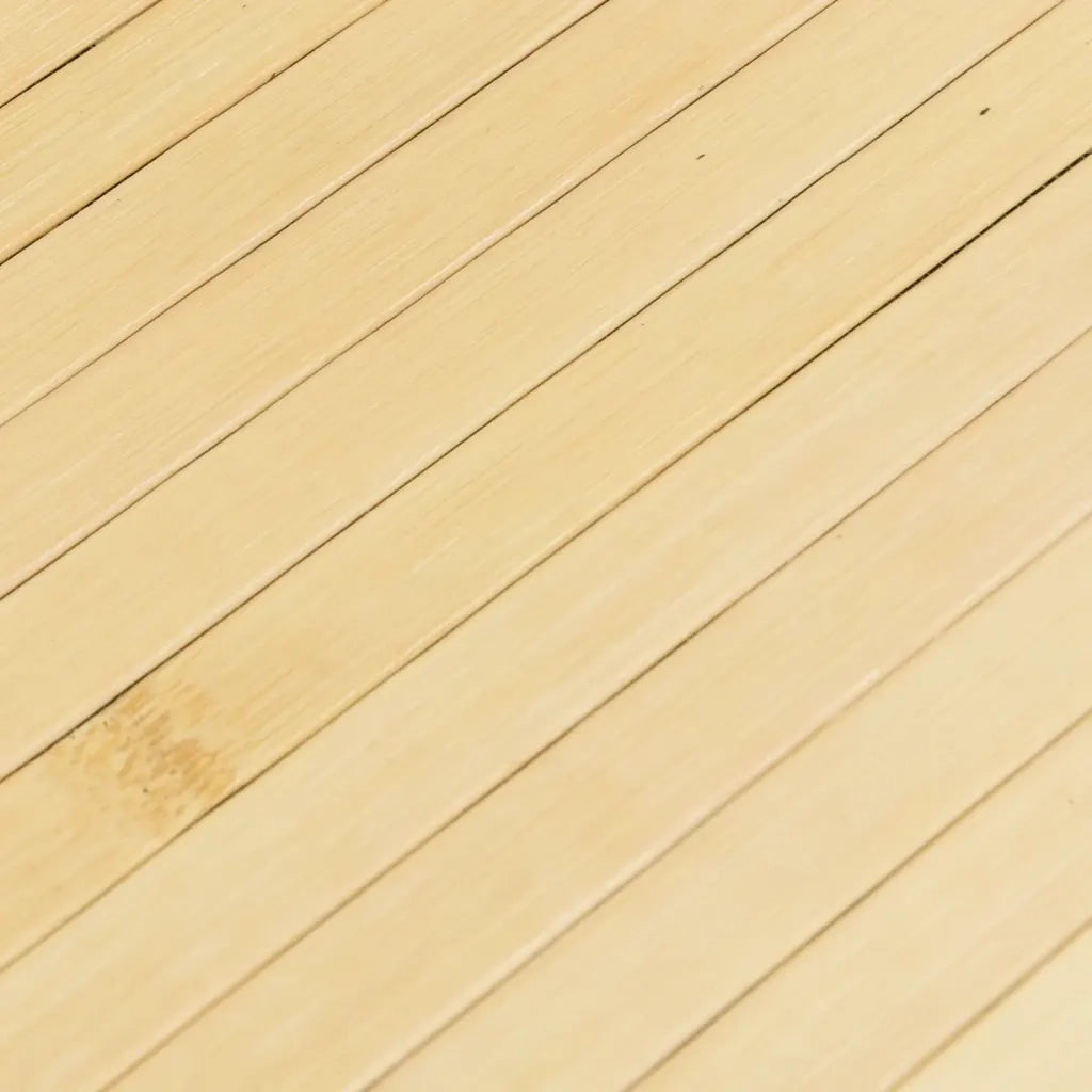 Tappeto del soggiorno | Tappeto Rettangolare Naturale Chiaro 60x1000 cm in Bamb¨´