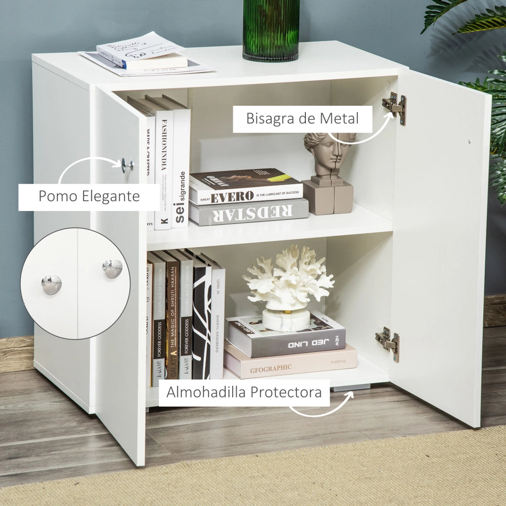Armadio Battente ¨C Zephmum ¨C Bianco 70x39x70 cm