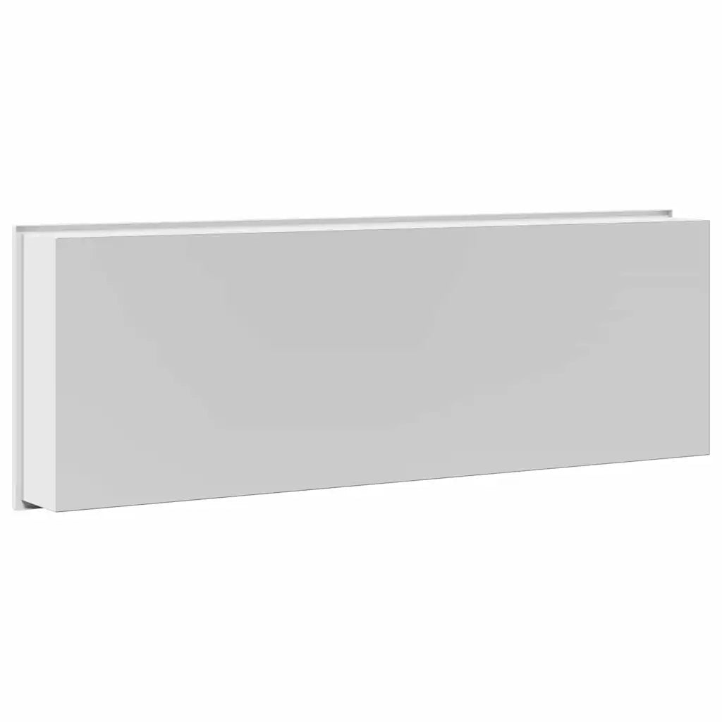 Nicchia per doccia Bianco 90 x 30 x 9,5 cm Acciaio inossidabile