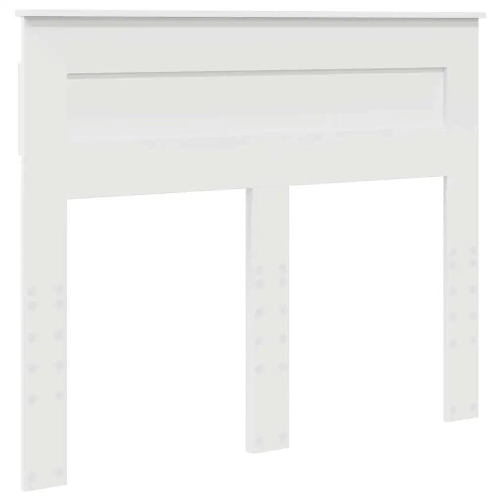 Testiera-Testata-Testiera Decorativa Bianco 120 cm Legno multistrato 167194