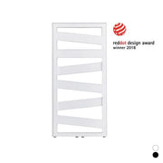 Termoarredo Zehnder Ribbon nero opaco 102x60 cm