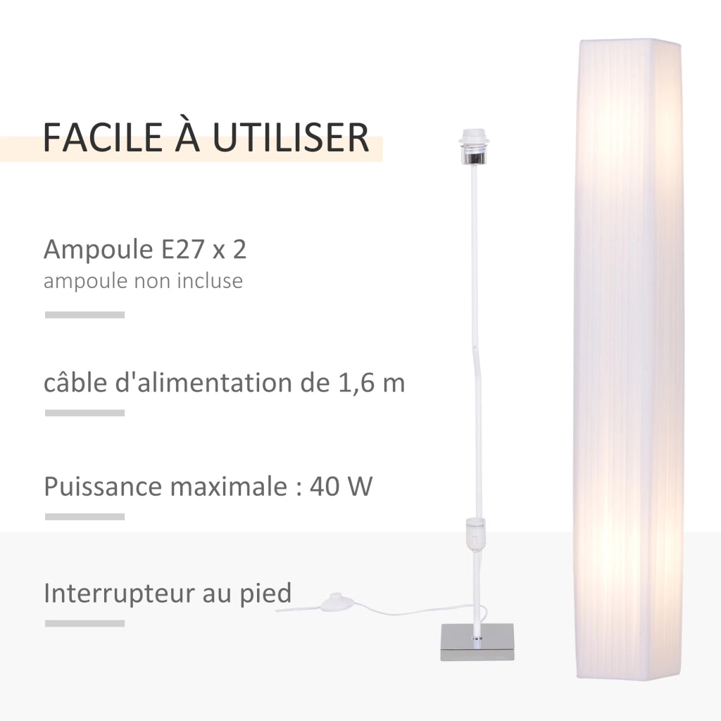 Lampada da terra ¨C Minimal ¨C Bianco 120 cm