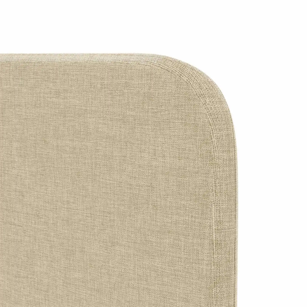 Orecchia della Testata Crema 80 x 16 x 4 cm Tessuto 346601