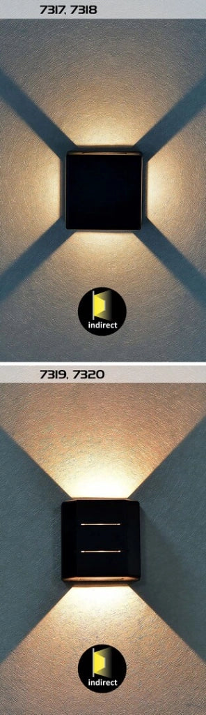 Applique esterna LED 6W 3000K IP54 bianca Lippa Rabalux