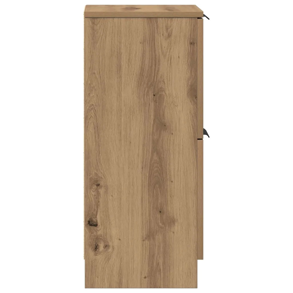 Credenza-Buffet-Armadio da cucina Rovere Artigianale 30x30x70 cm in Legno Multistrato 702371