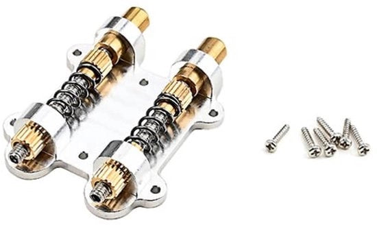 Kit di stabilizzazione per chitarra - Apparecchiatura stabilizzatrice - Formato compattibile - Blocco tremolo - Migliora le prestazioni della chitarra - Modello compatibile con diverse chitarre elettriche.