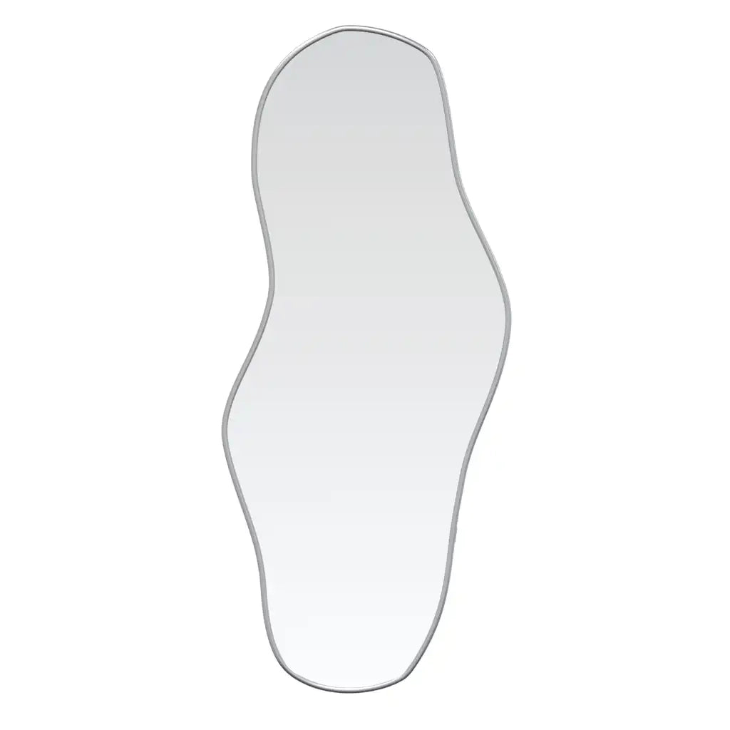 Specchio da Parete | Specchio decorativo Argento 70x30 cm