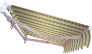 Tenda da sole Panarea reclinabile beige/verde cm 300x250