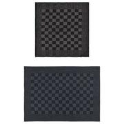 Set Strofinacci 20 pz | Teli per bagno in Cotone Nero e Grigio