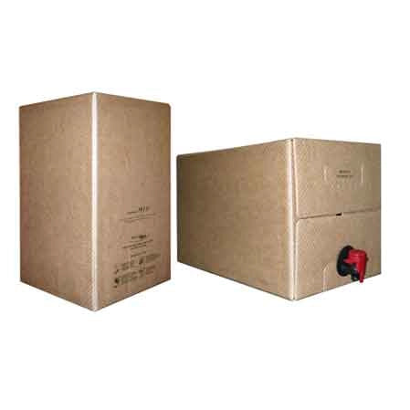 CONTENITORE PER VINI CON RUBINETTO 'BAG IN BOX' 5 lt - 20 pezzi
