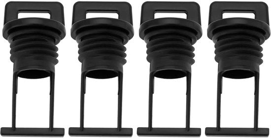 Filtro di scarico 19 mm - 4 pezzi - Confezione a design a tappi - Materiale nylon - Adatto per kayak/barca - Resistente alla corrosione - Filtro di scarico per barca