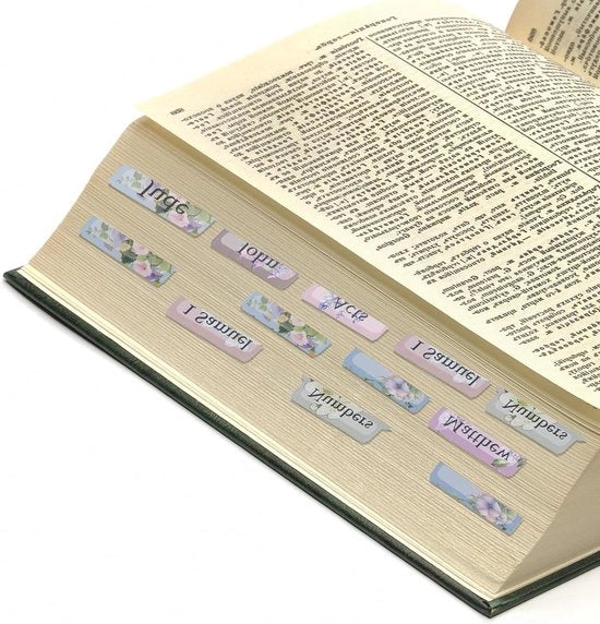 Indici per la Bibbia - 72 - Indice per uomini e donne - Gelatinato - Facile da leggere - Indice per la Bibbia - Regalo per studio biblico.