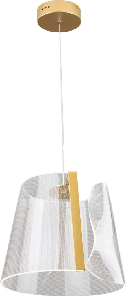 Lampada a sospensione Maxlight SEDA LED 8W ottone Ø31