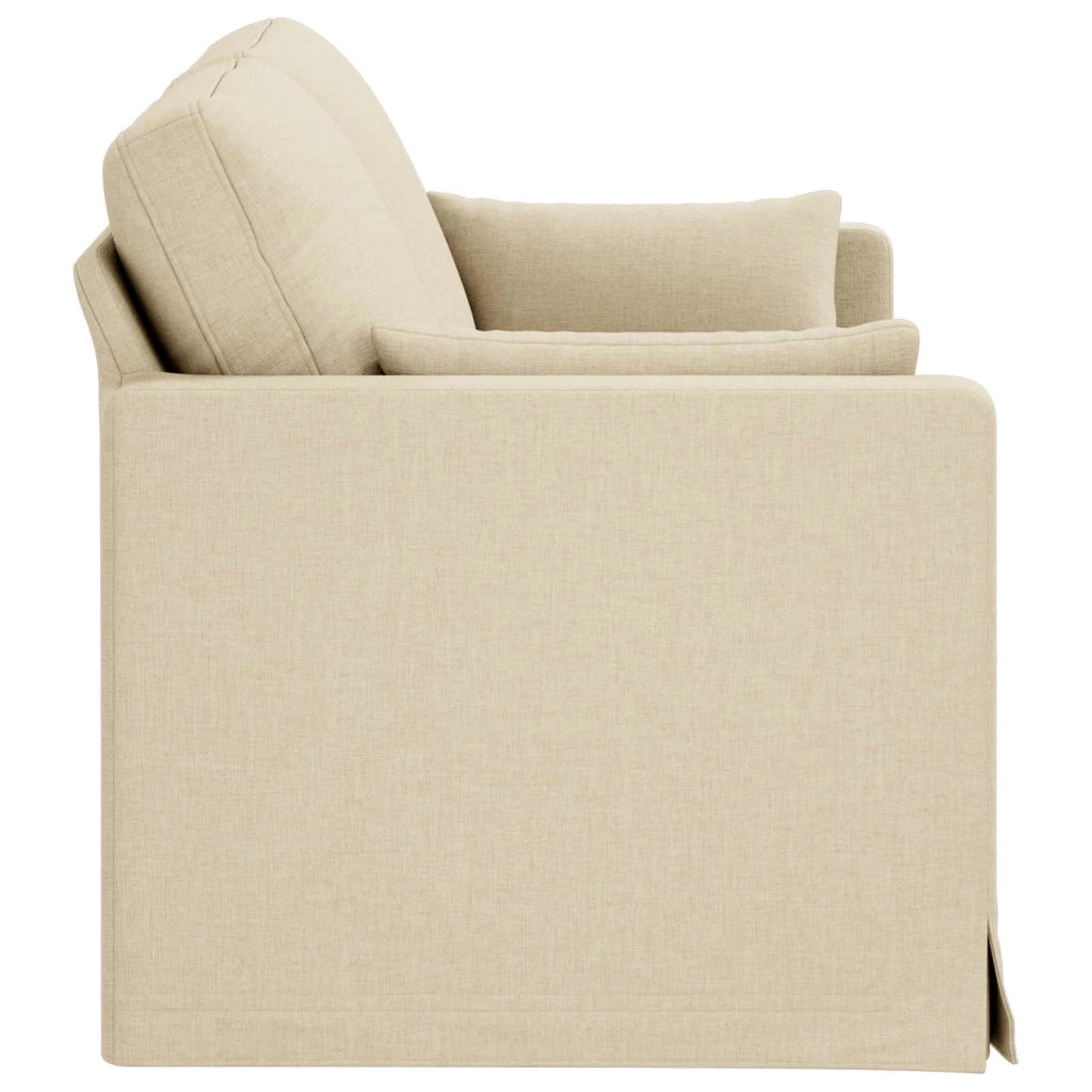 Divano Crema 158 x 78 x 80 cm Tessuto 42024367
