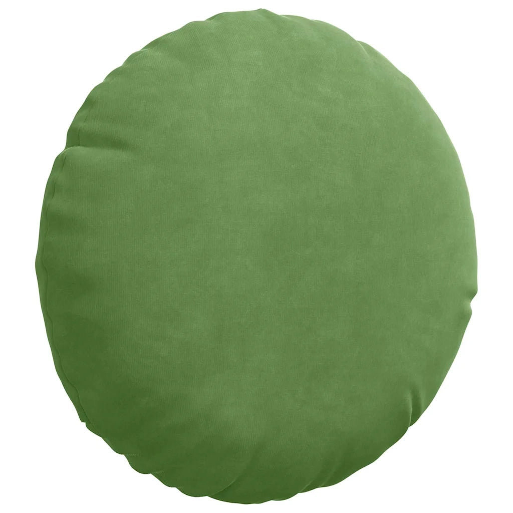 Cuscini per Seduta 2 pcs Verde chiaro Ø30 x 13 cm Velluto 42014103