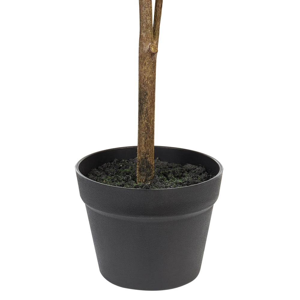 Pianta di limone artificiale in plastica in vaso 105 cm decorazione da interno