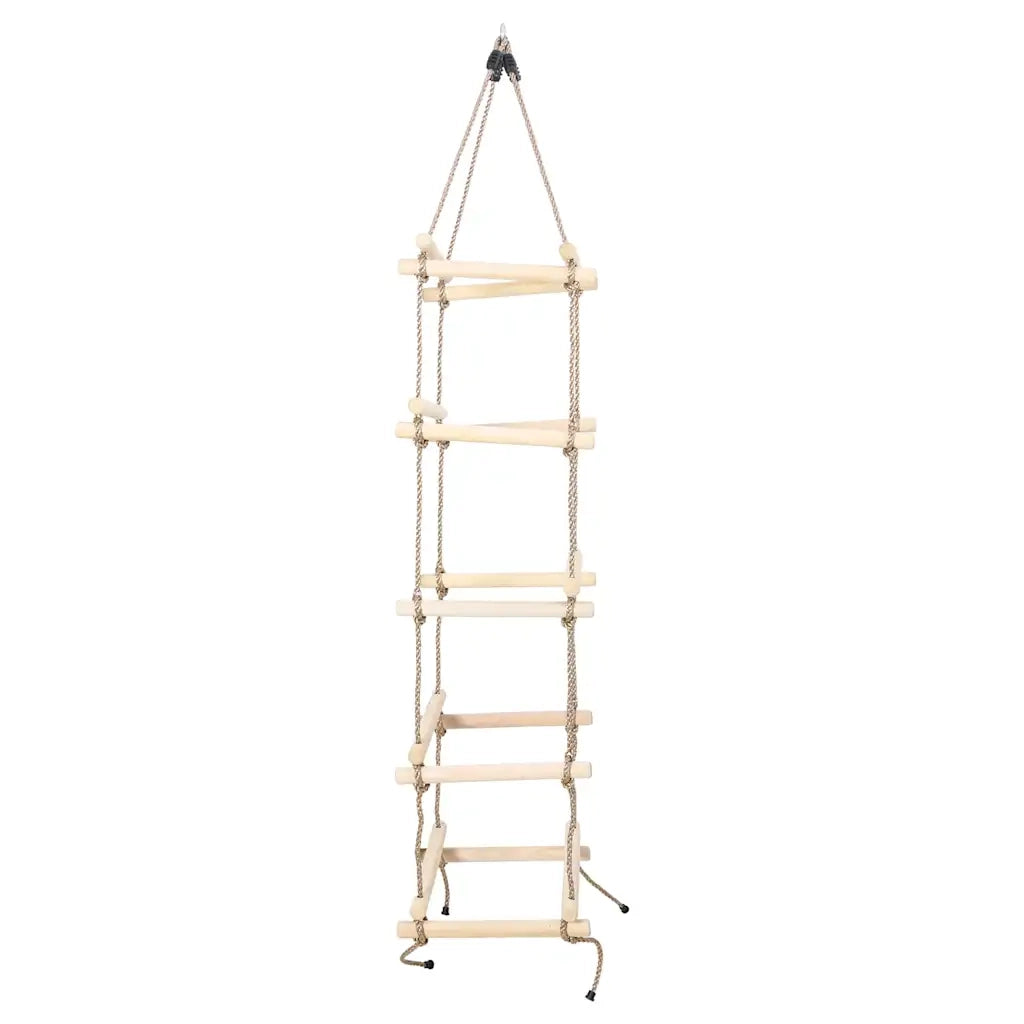 Scala di Corda per Bambini 200 cm in Legno 91802