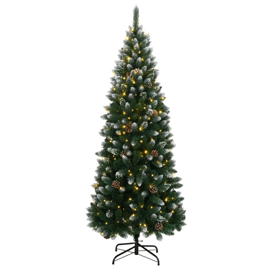 Albero Natale Artificiale con 150 LED 150 cm 3315749