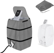 Pompe per vasca idromassaggio, Pompe per riscaldamento vasca idromassaggio, Pompe isolate per vasca idromassaggio, Vasche idromassaggio gonfiabili, 420D tela oxford impermeabile e resistente all'acqua, per vasca/bagno esterno, 42,9*37,6*53,8cm, Grigio