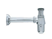 SIFONE A BOTTIGLIA IN OTTONE CROMATO  1 con canotto ø mm.26x200