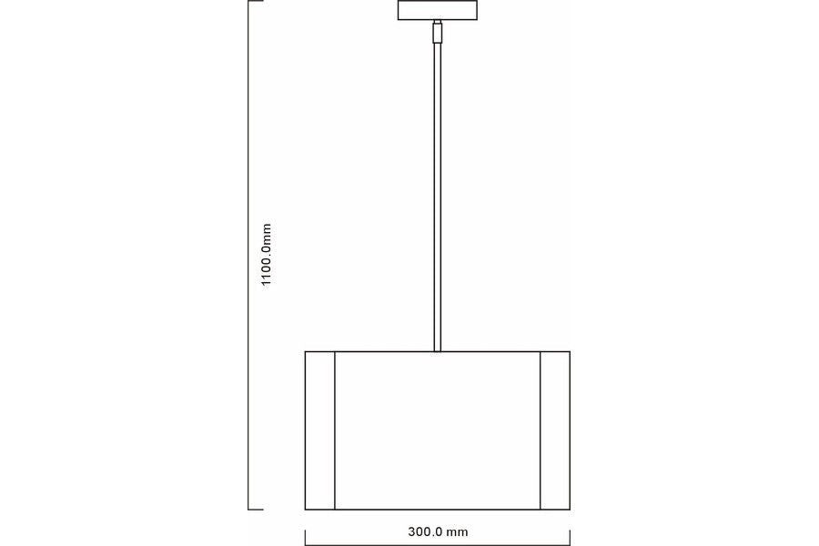 Lampada a sospensione Martina Reality cromo Ø30 E27 60W