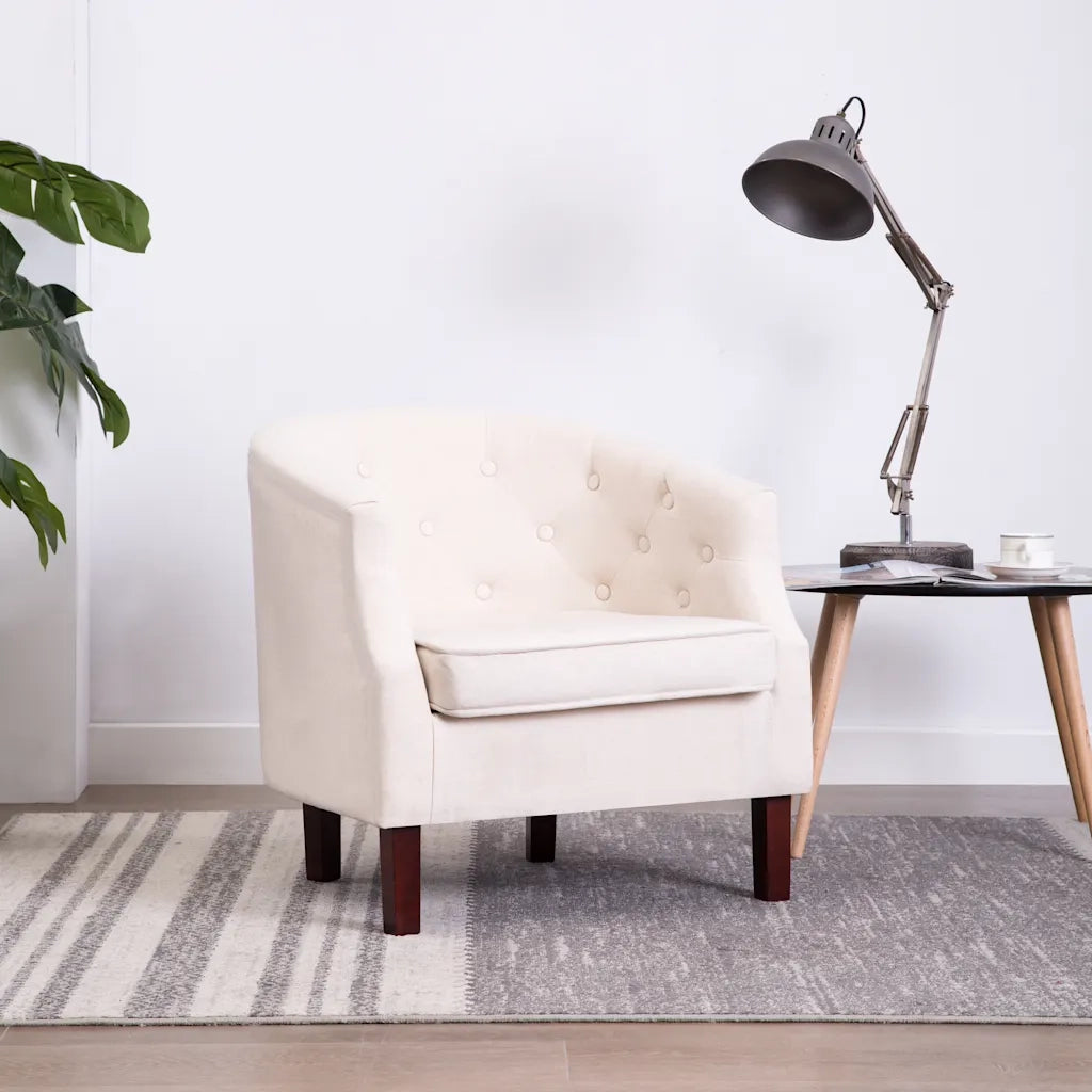 Poltrona Beige in Tessuto 247002