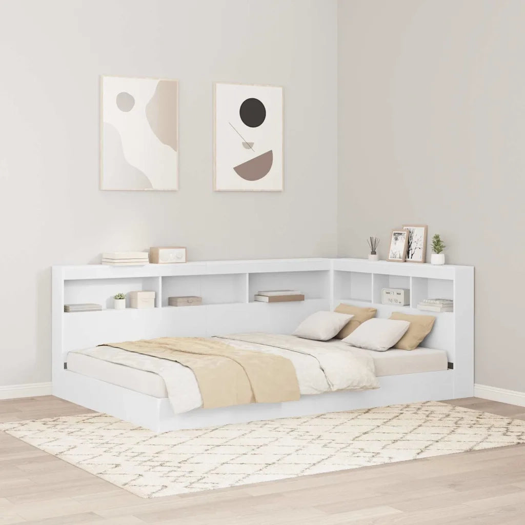 Testata contenitore Bianco 120 cm Legno multistrato 3335477