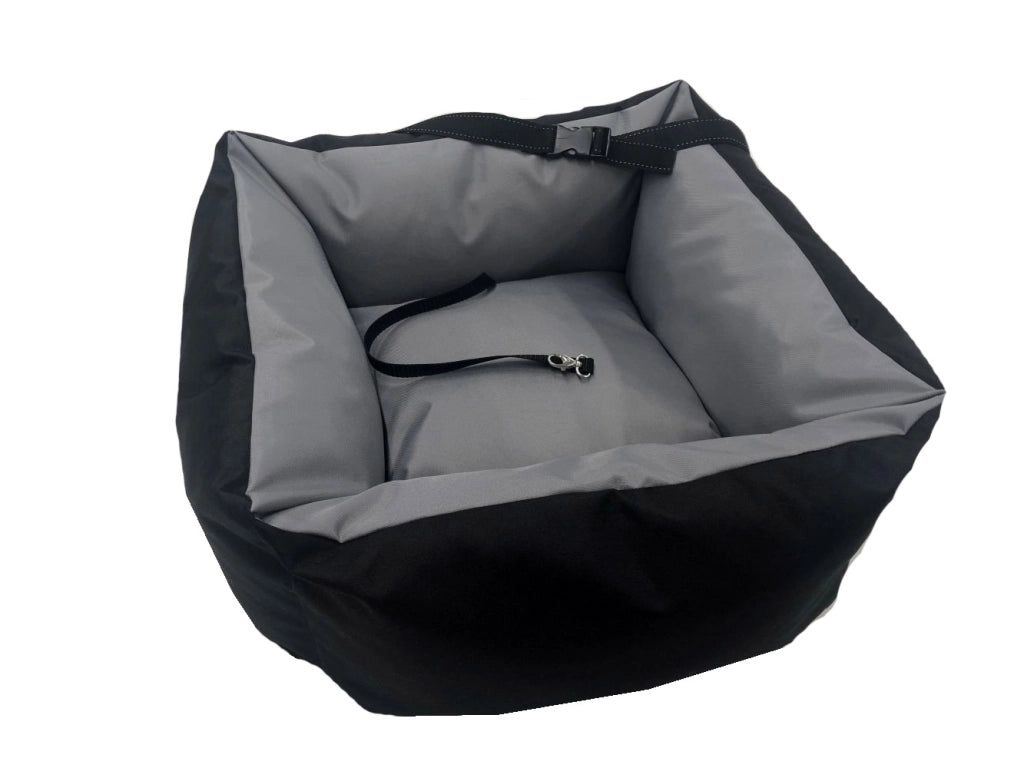 AIO FACTORY Trasportino per auto impermeabile grigio per cani 55x55 cm