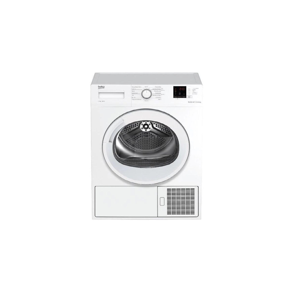Asciugatrice a Pompa di calore a Carico Frontale Beko 8 Kg DRX823N EcoGentle AquaWave (A84,6xL59,7xP56,8) Classe A++