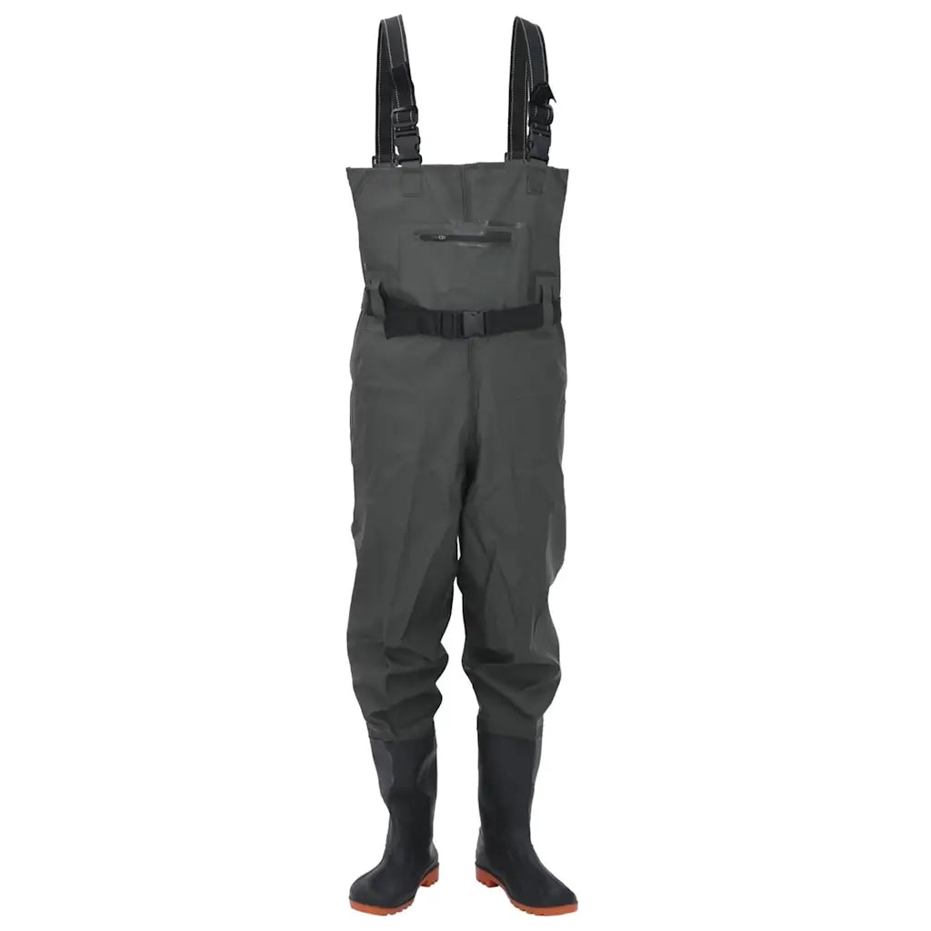 Wader con Stivali e Cintura Verde Scuro Taglia 46 4016998