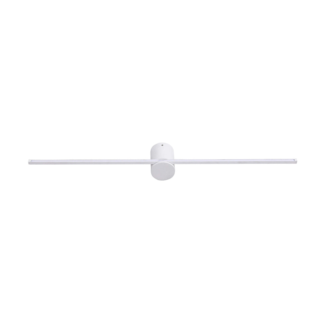 Applique Modern Slim L bianca LED 8W IP44 Light Prestige