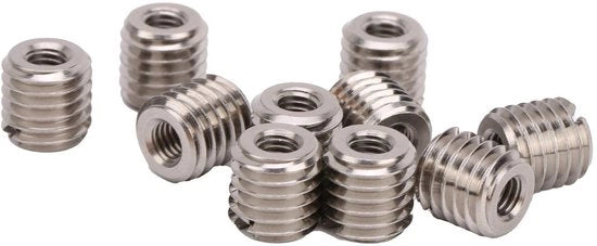 Kit di attrezzi per fissaggio di viti - 10 pezzi - attrezzi per riparazione di cavi - resistente all'usura - robusto - forza di connessione migliorata - fissaggio di viti