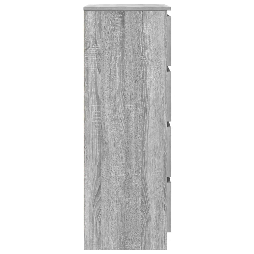 Credenza Grigio Sonoma 60x35x98,5 cm in Legno Multistrato 815076