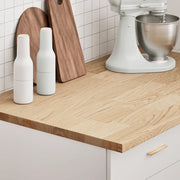 Piano di Lavoro Cucina-Top Cucina 100x63,5x2,7 cm Legno Massello Rovere