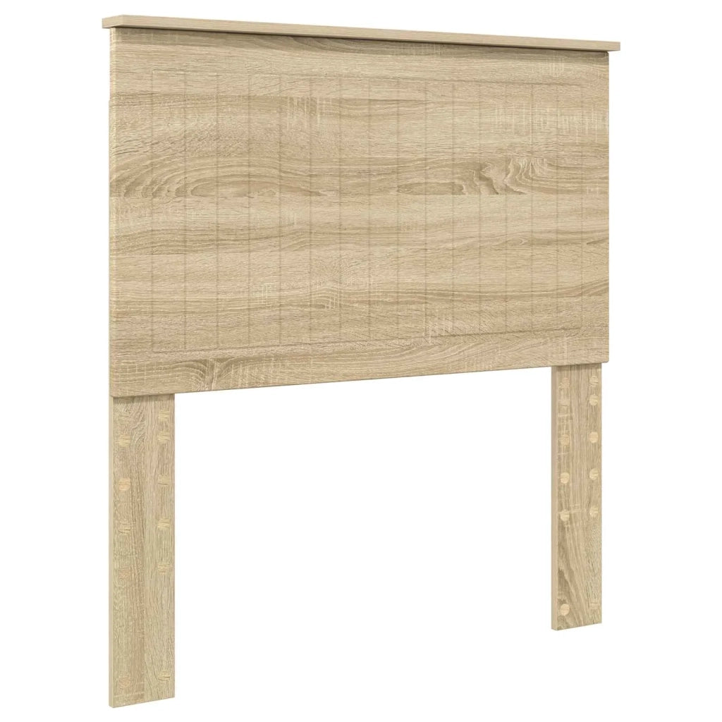Letto con Contenitore con testiera Rovere Sonoma 90 x 190 cm 3411252