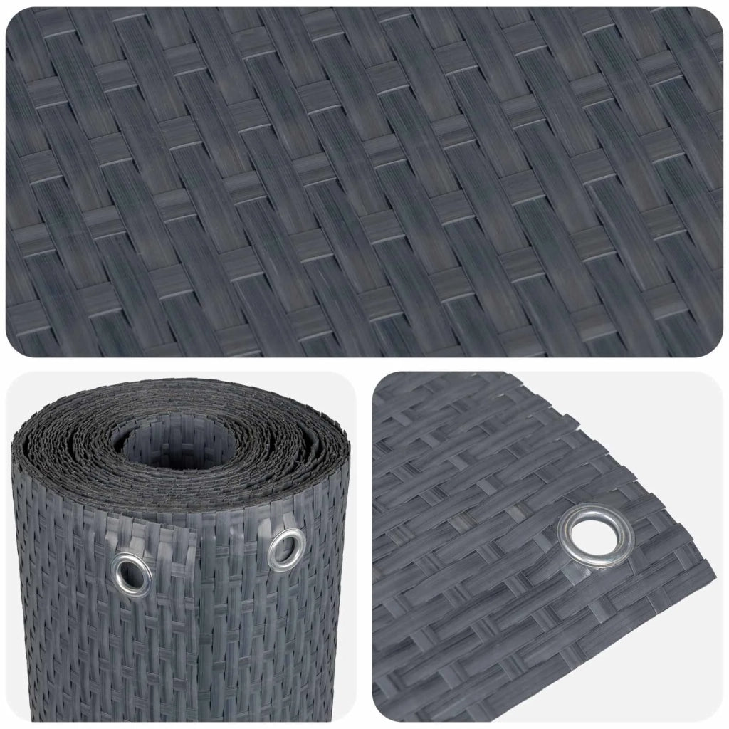 Schermo per Balcone con Occhielli Antracite 42032638