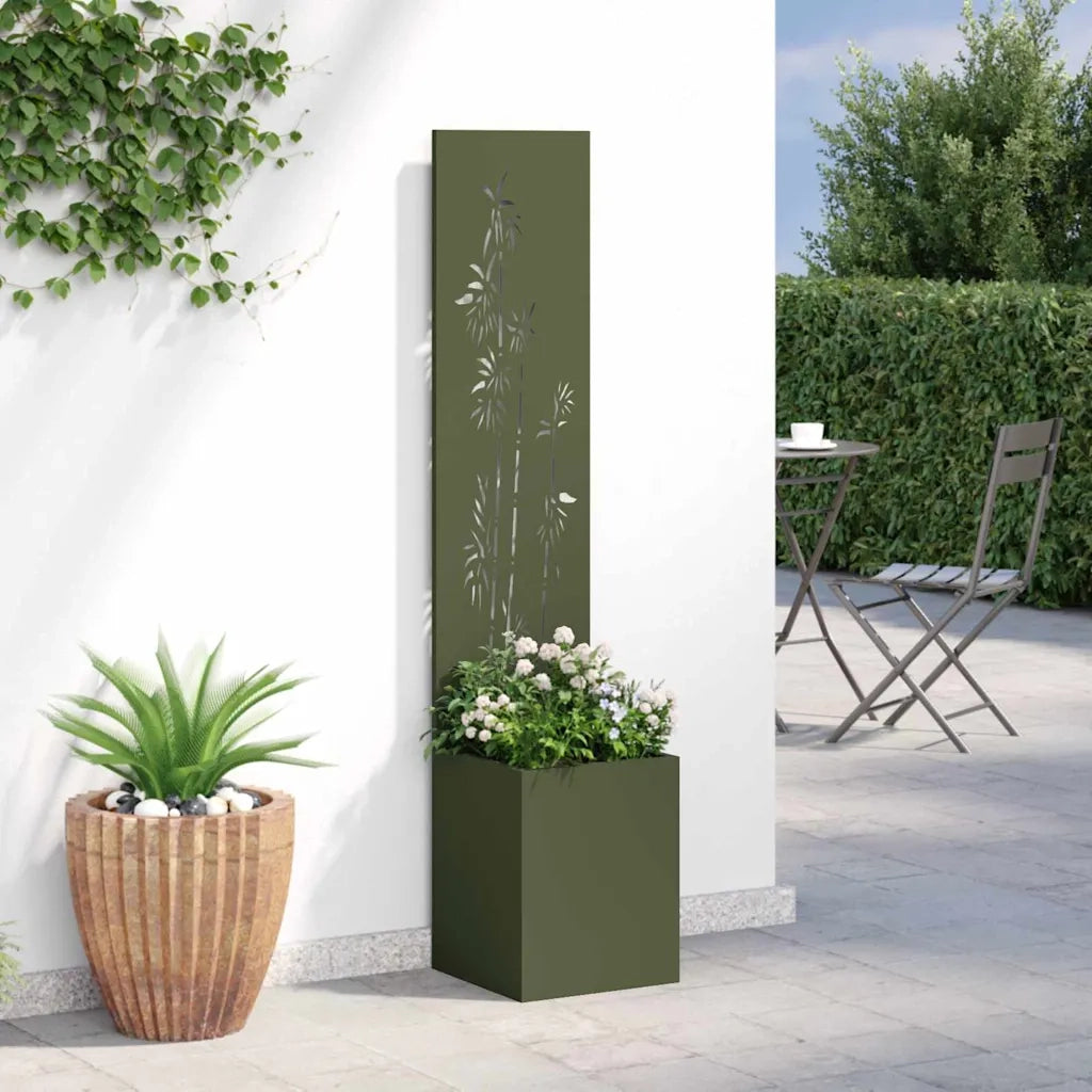 Schermo per privacy in giardino Oliver verde 32 x 32 x 150 cm 876381