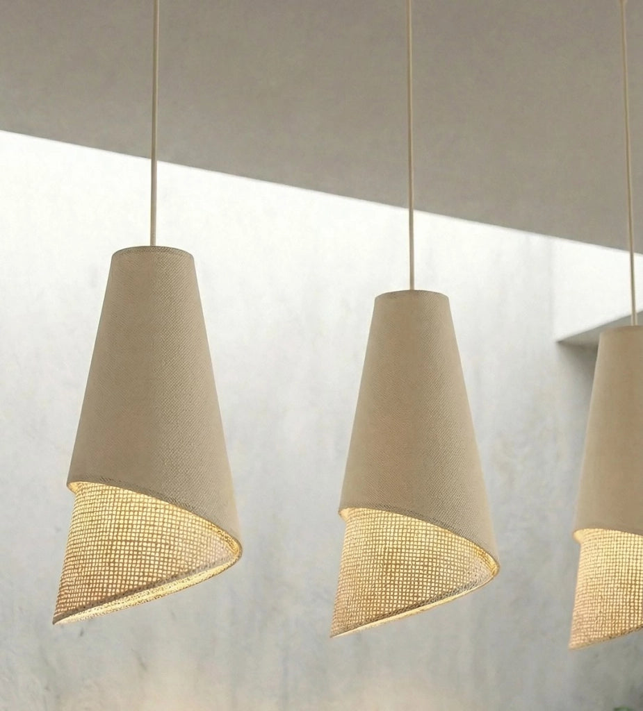 Lampada a sospensione MODA 3xE27 nera marrone Emibig