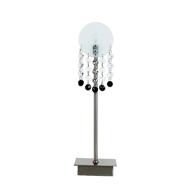 Lampada da tavolo Candellux Luxor cromata G4 29 cm