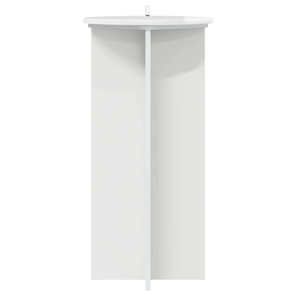 Supporto per piante | Sostegno per piante 2 pz Bianco Lucido 40 x 40 x 80 cm