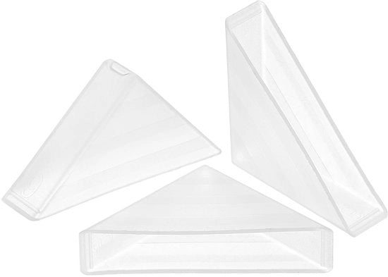 Protezioni angolari 20 pezzi - Plastica - Antiscivolo - Rettilineo - Per vetro/specchi/tegoli - Resistenti ai graffi/resistenti alle sollecitazioni