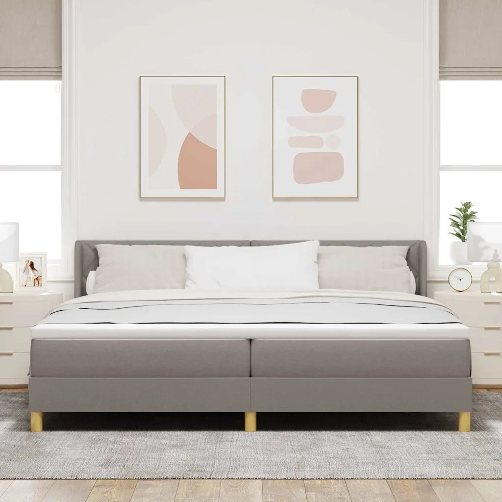 Letto a molle con materasso Talpa 200 x 200 cm Tessuto 3341381