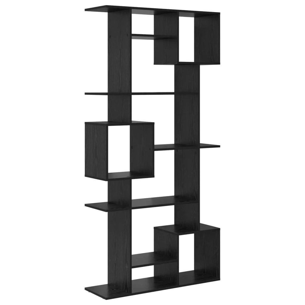 Armadio per Libri Rovere Nero 92 x 29 x 188 cm 3388359