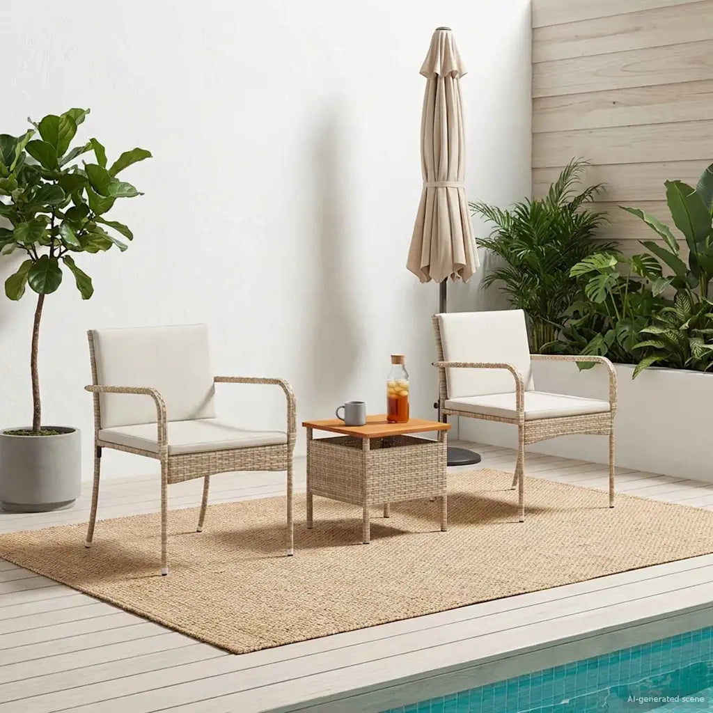 Set da giardino con cuscino acciaio 42025111