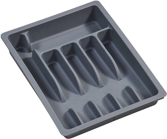Porta utensili estraibile in plastica grigia - dimensioni 29-50 cm x 38 x 65 cm - necessario contenuto HTML porta utensili 47 profondo
