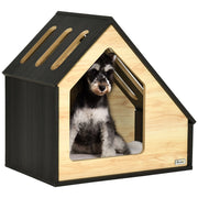 Casetta per Cani Interna con Cuscino ¨C Minimal ¨C Marrone 60x40x59