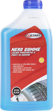 Nero gomme auto 1 LT effetto detergente e lucidante extra black